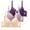 T#Purple952, variant on 3-Pack Women Bras With Underwire Push Up Bra Sets Sexy Bustier Sports Bra Training Bra With Adjustable For Everyday Fitness Sports Brassiere Boho Bralette