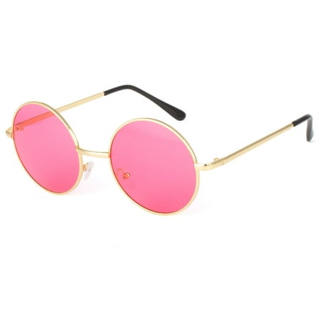 John Lennon Style Vintage Retro Classic Circle Round Men Women Sunglasses color