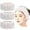 White, variant on 3 Pack Soft Spa Headbands for Women, Terry Cloth Makeup Hair Bands for Face Washing, Skincare, Mask, Shower and Sports