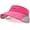 Rose Red, variant on Sun Visor Hat for Women and Men - Retractable Brim Sport Hat, Summer Golf Tennis Running Beach Hat with Ponytail Hole