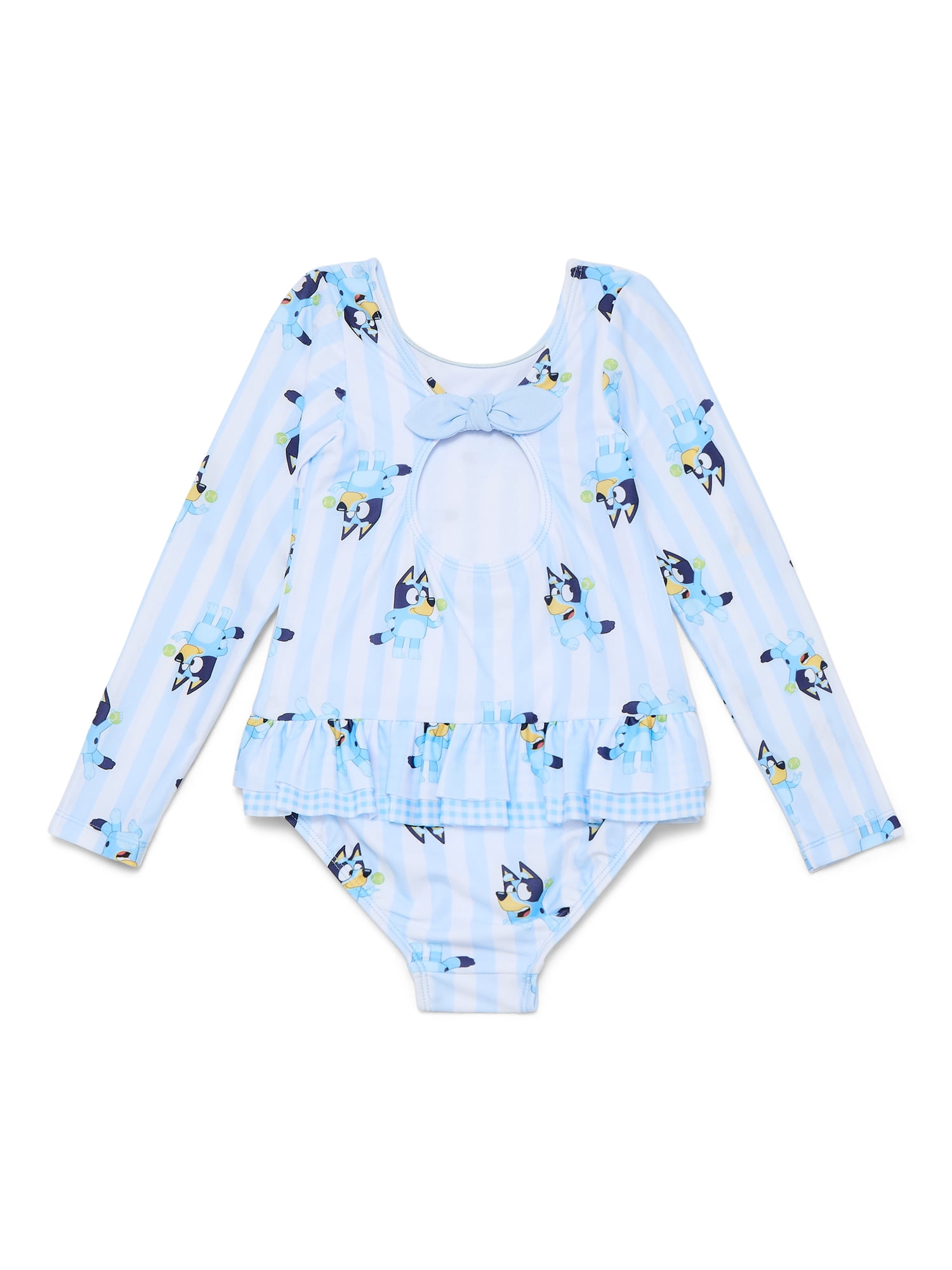 Character Toddler Girl Rash Guard One- Piece Swimsuit, Sizes 12M-5T