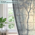 thumbnail image 4 of Yayeee Window Curtains Light Filtering 63"x42" Grommet Panel Pair Home Living Room Decor, Retro Forest, 4 of 7