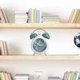 thumbnail image 5 of Reloj despertador para niños, de metal, de 4 pulgadas, con dos campanas y pilas, para adultos que duermen profundamente, silencioso, con movimiento de cuarzo y retroiluminación, pequeño reloj de mesa, 5 of 5
