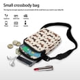 thumbnail image 7 of HELLHERO Cow Santa Double Layer Travel Crossbody Purse for Women Outdoor Travel Women Messenger Bag Polyester 4.33"x1.97"x7.09", 7 of 7