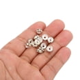thumbnail image 4 of Unique Bargains 8mm Spacer Beads, 100pcs Bead Spacers Rhinestone Round Bulk Beads for Jewelry Making , Silver, 4 of 5