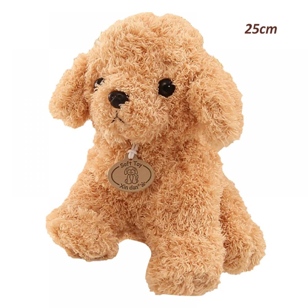 cute & realistic Brown Poodle Soft Plush 