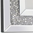 thumbnail image 6 of Maklaine 20" Engineered Wood and Royal Cut Crystal Frame Wall Clock in Clear, 6 of 6