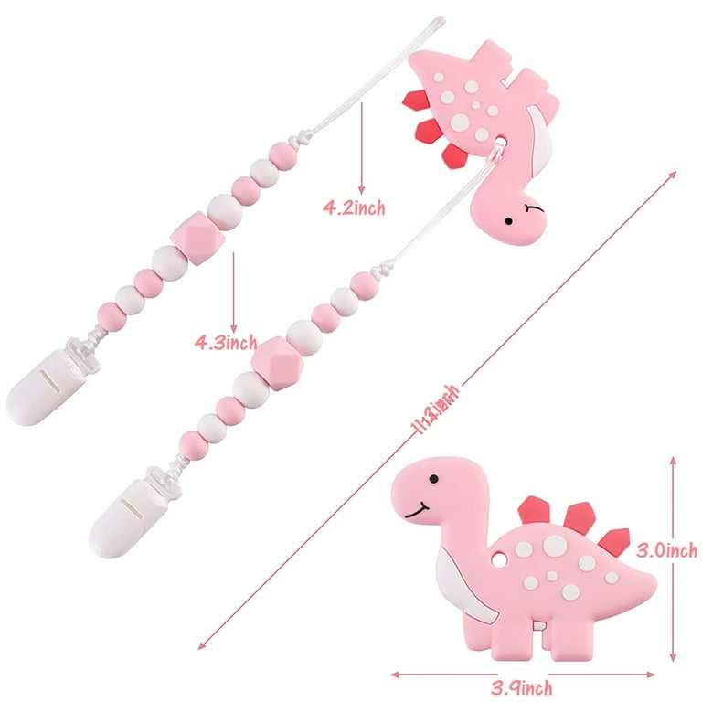 LNKOO Baby Teething Toys, Silicone Baby Teether Freezer BPA Free, Soothe Babies  Teething Relief Sore Gums, Dinosaur Shape Teether Set for for 6 12 Newborn  Babies Infant Boys and Girls 