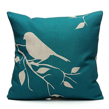 Throw Pillow Cushion Cover 18 X18 Cotton Linen Standard