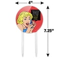 thumbnail image 2 of Acrylic Sounds Dangerous and Illegal I'll Be Right Over Funny Humor Cake Topper Party Decoration for Wedding Anniversary Birthday Graduation, 2 of 7