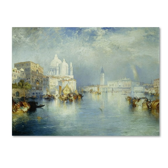 Trademark Fine Art "Grand Canal Venice" 1903 Canvas Art by Thomas Moran