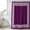 Dark Purple, variant on Dark Purple Greek Key Small Stall Shower Curtain, Waterproof Shower Curtains for Bathroom, Geometric Greece Ancient Farmhouse Geo Washable Fabric Bath Curtain for Bathtub with Hooks 36x72 Inches