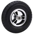 thumbnail image 5 of Wheelchair Wheel Replacement Solid PU Reinforced Aluminum Alloy Hub Walker Accessories 193mm 26s, 5 of 5