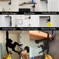 thumbnail image 6 of Quirky Kitchen Wall and Door Metal Hook Key Hanger: Cat - Tail and Monkey - Shaped Clothes Storage Rack for Creative Kitchen Decor.Hanging Ornaments, 6 of 6