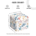 thumbnail image 4 of Kdxio Tulips Flowers Print Tissue Box Cover,Square Decorative PU Leather Facial Paper Case Organizer Holder Dispenser for Bathroom,Night Stands,Desk,Car 5.2''X5.2''X5.2'', 4 of 8