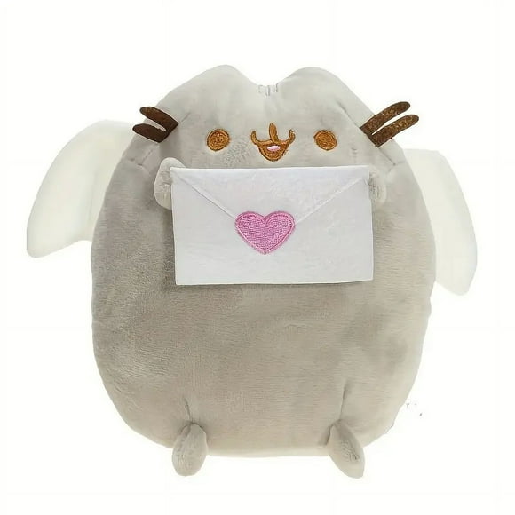 Hweilai Pusheen Angel Plush Cat Stuffed Animal, 9.5"