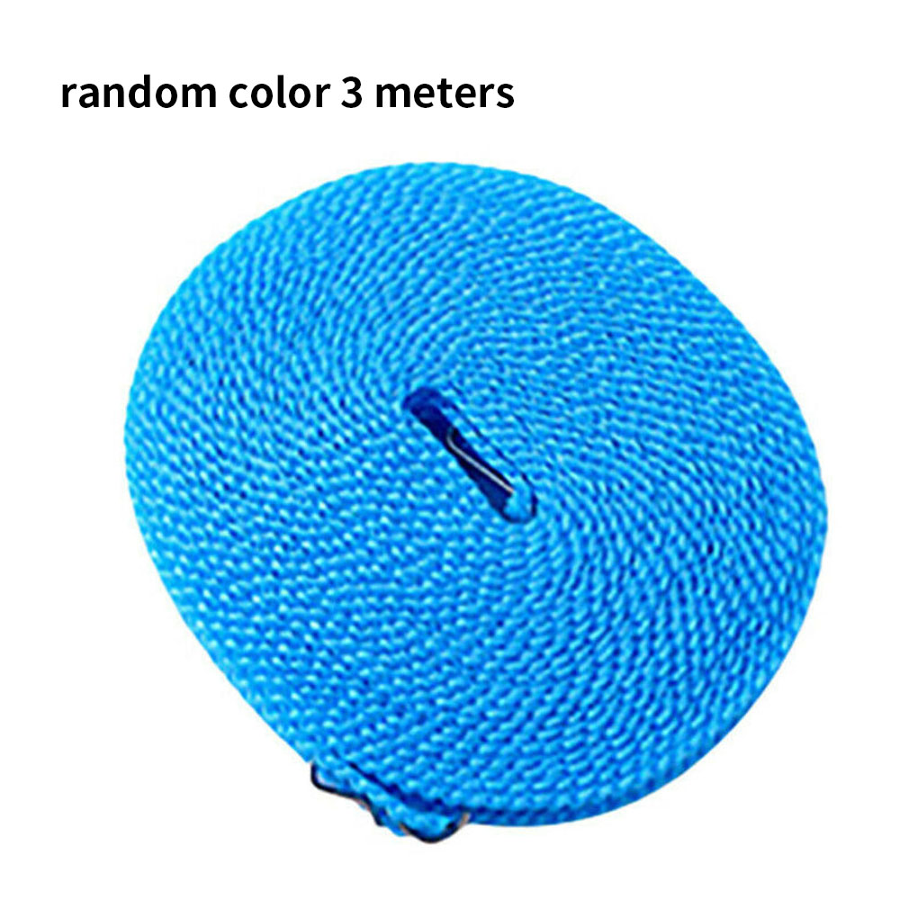 Nylon Drying Clothesline Adjustable Windproof Cloth Drying Rack Travel