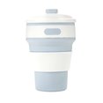 thumbnail image 1 of Taza de té de café de viaje portátil de 350 ml Tazas plegables de silicona Taza de beber plegable Taza de agua deportiva al aire libre Monstrate JJ24617-03, 1 of 7