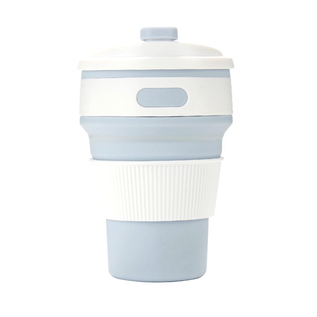 Taza de té de café de viaje portátil de 350 ml Tazas plegables de silicona Taza de beber plegable Taza de agua deportiva al aire libre Monstrate JJ24617-03
