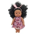 thumbnail image 6 of Clearance! 2025 Black Baby Dolls African American Doll Black Dolls 7'', Baby Dolls for 3 Year Old Girls,Soft Doll for Girls Stuffed Plush Doll for Girl, 6 of 6