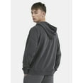 thumbnail image 4 of No Boundaries Zip Hoodie with Long Sleeves, Men's & Big Men's, 4 of 5