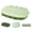 Green1, variant on Silicone Yogurt Mold Set, 8 Cavity Molds with Sticks and Leak Proof Base, Dessert Making Tool, Kitchen Accessory with Non Stick, Treat for Party Favors,Green1 - 18x11cm
