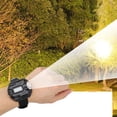 thumbnail image 4 of Linterna LED portátil resistente al agua para exteriores con pantalla de visualización, función de reloj electrónico, color negro, 4 of 12