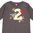 thumbnail image 4 of Inktastic 2nd Birthday Outer Space Theme Boys or Girls Long Sleeve Toddler T-Shirt, 4 of 5