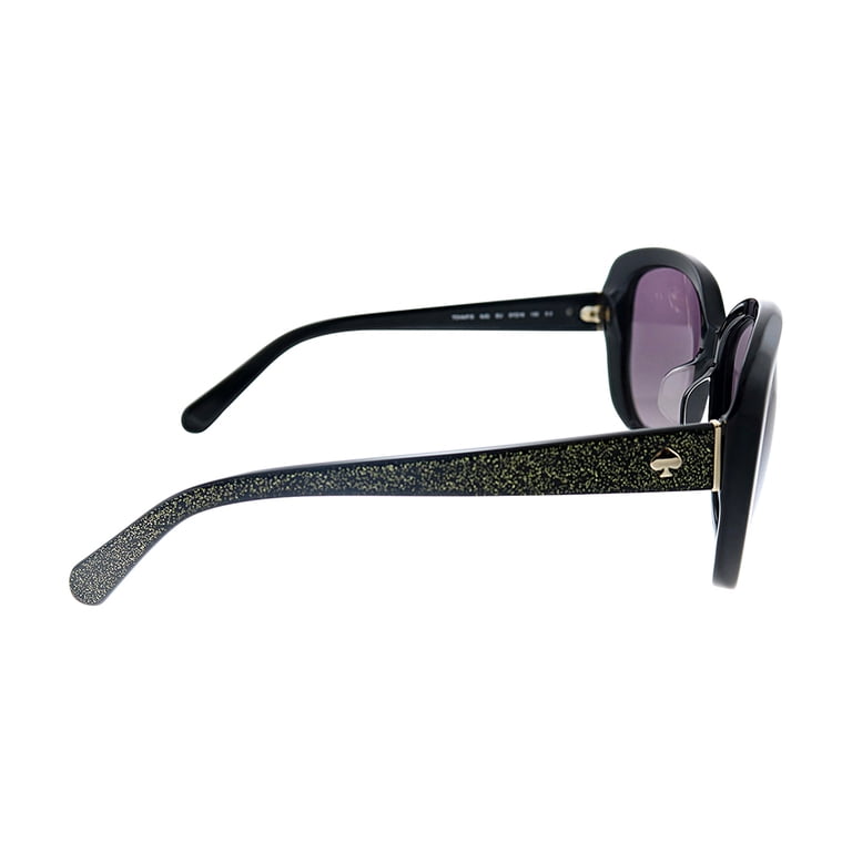 Kate Spade Black Oversized Sunglasses Kate Spade Naomi/S Shiny Black Prescription Sunglasses main image 4