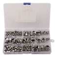 thumbnail image 1 of 175Pcs 304 Stainless Steel Metric Lock Nut Kit Nylon Inserts Hex Lock Nuts Boxed, 1 of 9