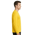 thumbnail image 3 of GOLDENROW Long Sleeve Crewneck T-Shirt, Men's Pure Dry Fit Poly Shirt, Gold, M, 3 of 5