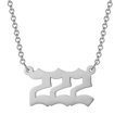 thumbnail image 1 of Uds colgante de collar con número de Ángel collar de acero inoxidable chapado en oro/plata Wmkox8yi sjalhkljlk5949, 1 of 1