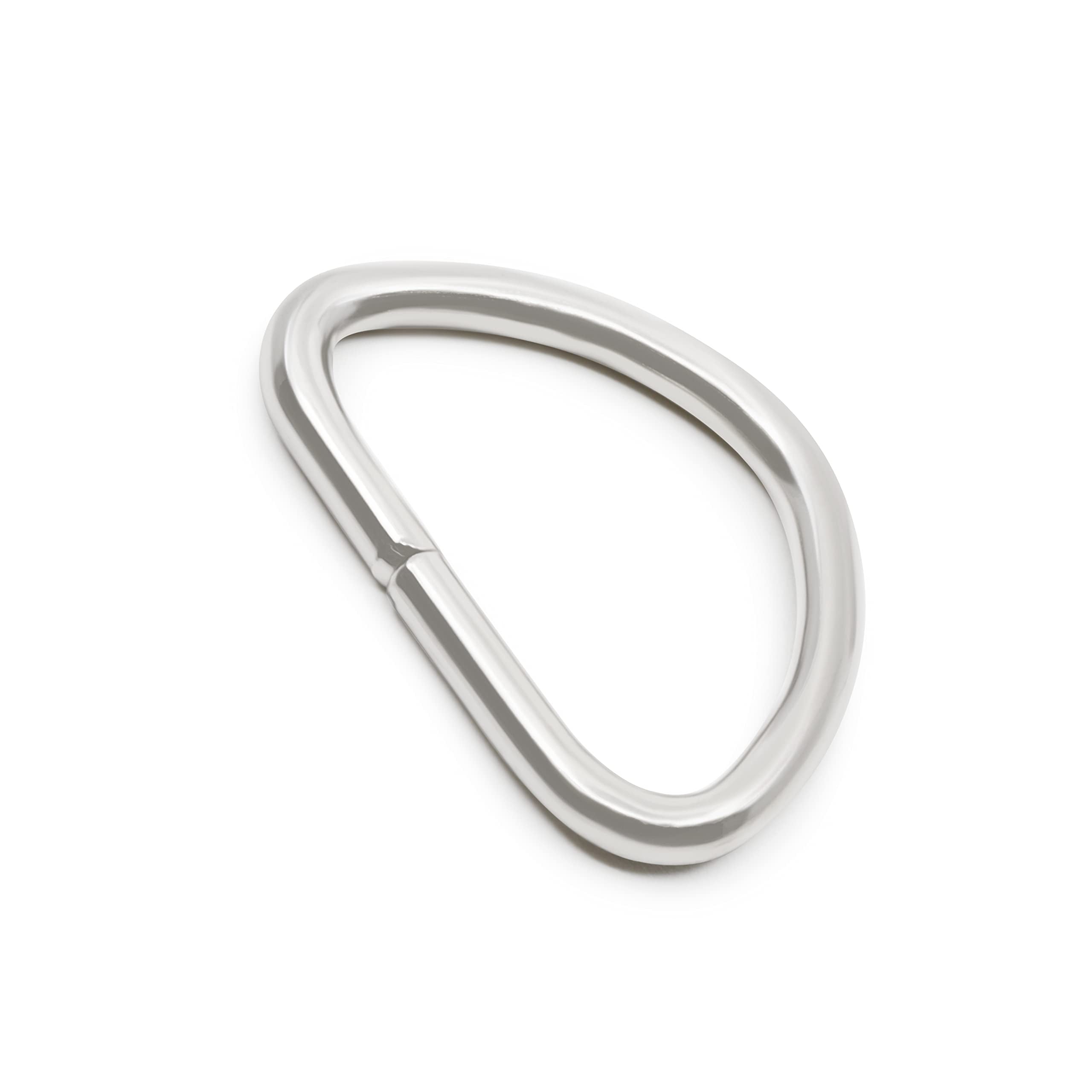 Dritz 3/4" D-Rings, Silver, 24 pc