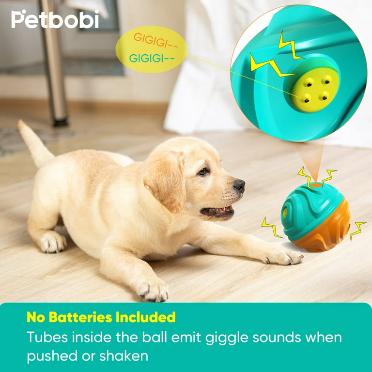Petbobi Active Rolling Ball for Dogs Interactive Dog Ball with LED Flash  Light, Include Self Moving Toys for Medium Large Dogs to Chase and Self  Play