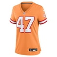 thumbnail image 2 of Women's Nike John Lynch Orange Tampa Bay Buccaneers Throwback Game Jersey, 2 of 3