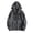 Dark Gray, variant on Zynoxe Men's Hooded Sweatshirt with Side Pockets & Elastic Cuffs Hem Zip Up Drawstring Hoodie Fashionable Printed Sweatshirt for Men Versatile Solid Color Long Sleeve Sweatshirt Jacket S
