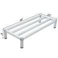 thumbnail image 3 of AKDSteel Étagère de Calage en Aluminium ExploreHorizon / Capacité de 1000 Lb, Étagère de Rangement Robuste / Plateforme Basse Certifiée NSF pour Cuisine, Restaurant, Supermarché, Épicerie, Protection de Plancher, 3 of 7