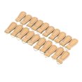 thumbnail image 4 of 20 piezas Tiradores de cremallera Sincero cuero genuino color dorado beige, 4 of 10