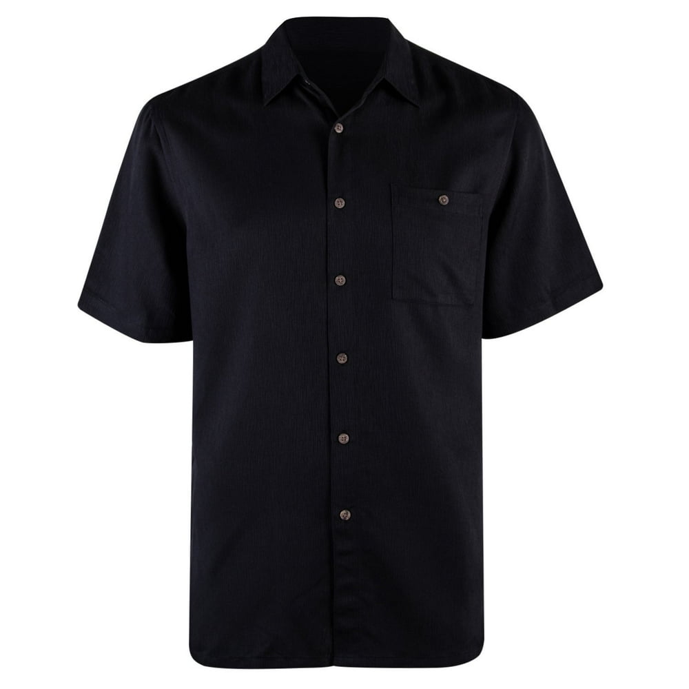 Campia Moda Campia Men's Crepe Weave Big and Tall Button Down Shirt