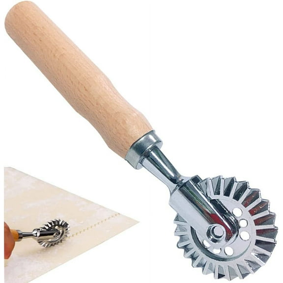 Pastry Wheel Cutter ,Pastry and Pasta Cutter Wheel,For Ravioli, Pasta, Dumplings Lasagna, Pierogi - 6.7\
