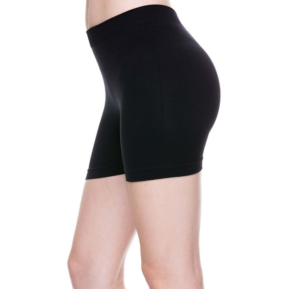 Kuda Moda - Women Basic Seamless Bike Shorts Stretch Legging Solid ...