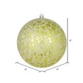 thumbnail image 2 of Vickerman N195873D Ornement Crackle Ball Lime 8 Po., 2 of 2
