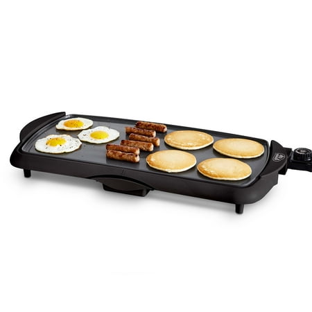 GreenLife Healthy Nonstick XL Electric Griddle  Black