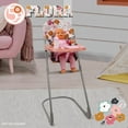 thumbnail image 4 of 509 Crew: Melange Flora - At Home 8 Piece Set - Highchair, Play Yard, Shoulder Bag, 5pc Feeding Accessories, Fits Dolls Up to 18", Doll Toys, Kids 3+, 4 of 7