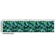 thumbnail image 3 of Tropical Fabric by the Yard, Exotic Leaves Hawaiian Plantation, Decorative Upholstery Fabric for Chairs & Home Accents, Seafoam Dark Teal by Ambesonne, 3 of 5