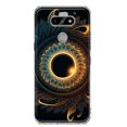 thumbnail image 1 of MUNDAZE LG Aristo 5/Phoenix 5/Risio 4 Shockproof Clear Hybrid Protective Phone Case Mandala Geometry Abstract Eclipse Pattern Cover, 1 of 6