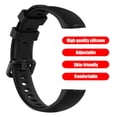 thumbnail image 3 of Tmvgtek Correa De Muñeca De Silicona Con Hebilla De Acero Para Huawei Honor Band 5/4 (Negro), 3 of 6
