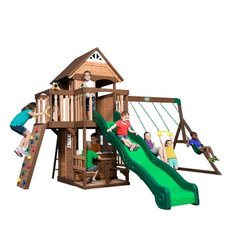 Photo 1 of ***BOX 1 OF 3, FOR PARTS ONLY*** Backyard Discovery Mount Triumph Swing Set