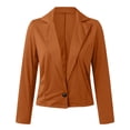 thumbnail image 5 of Veste de Travail Décontractée à Manches Longues pour Femmes, Col à Revers, Boutons, Coupe Ample, 5 of 5
