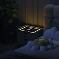 thumbnail image 5 of FINE MAKER Smart Double Drawer Nightstand, Bedroom Storage Cabinet with Wireless Charging and 3 Colors LED, Sofa Side Table, 5 of 12